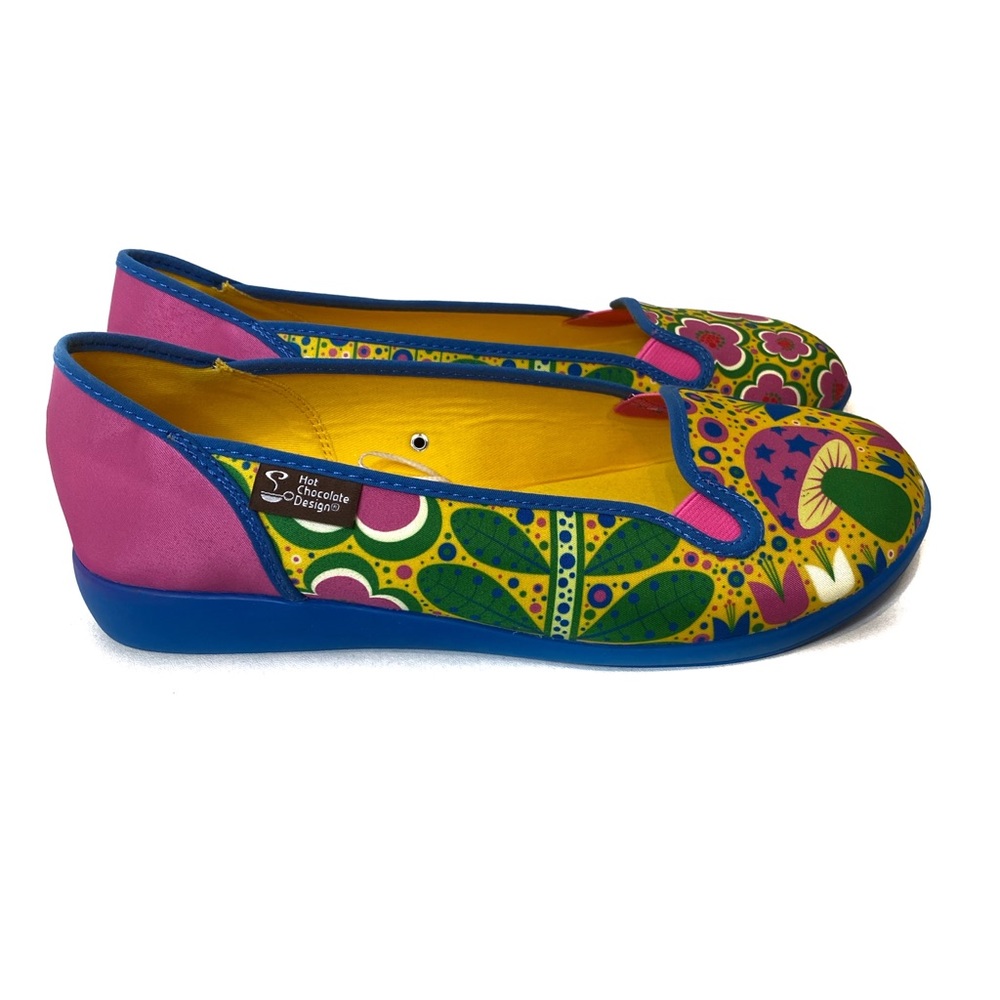 Hot Chocolate Design Flower Power Flats